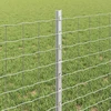 Euro tvoros su stulpu 25 x 0,6 m Galvanizuotas plienas