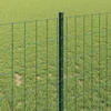 Euro tvoros su stulpu 25 x 1 m PVC dengtas plienas Žalia