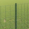 Euro tvoros su stulpu 25 x 1 m PVC dengtas plienas Žalia