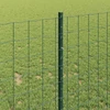 Euro tvoros su stulpu 25 x 1 m PVC dengtas plienas Žalia