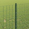 Euro tvoros su stulpu 25 x 1 m PVC dengtas plienas Žalia