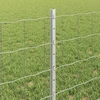 Euro tvoros su stulpu 50 x 0,6 m Galvanizuotas plienas