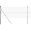 Suvirinto vielos tvoros 5000 x 80 cm Sidabro