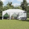Stoginė, antracito spalvos, 4x3m, audinys ir plienas, 180g/m²