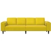 Svetainės sofa Geltona 250 x 77 x 76 cm