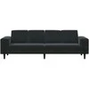 Svetainės sofa Juoda 250 x 77 x 76 cm
