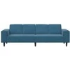 Svetainės sofa Mėlyna 250 x 77 x 76 cm