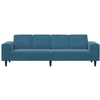 Svetainės sofa Mėlyna 250 x 77 x 76 cm