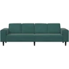 Svetainės sofa Tamsiai žalia 250 x 77 x 76 cm