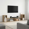 TV staliukas Televizoriaus spintelė 100 x 30 x 50 cm Artisano ąžuolo