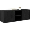 TV staliukas Televizoriaus spintelė 100 x 31,5 x 35 cm Juodas ąžuolas
