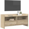 TV staliukas Televizoriaus spintelė 100 x 33 x 47 cm Sonoma ąžuolas