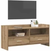 TV staliukas Televizoriaus spintelė 100 x 33 x 47 cm Artisano ąžuolo