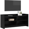 TV staliukas Televizoriaus spintelė 100 x 33 x 47 cm Juodojo ąžuolo