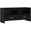 TV staliukas Televizoriaus spintelė 100 x 33 x 47 cm Juodojo ąžuolo