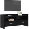TV staliukas Televizoriaus spintelė 100 x 33 x 47 cm Juodojo ąžuolo