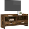 TV staliukas Televizoriaus spintelė 100 x 33 x 47 cm Dūminio ąžuolo