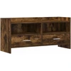 TV staliukas Televizoriaus spintelė 100 x 33 x 47 cm Dūminio ąžuolo