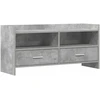 TV staliukas Televizoriaus spintelė 100 x 33 x 47 cm Betono pilka