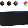 TV staliukas Televizoriaus spintelė 100 x 34 x 50 cm Juodojo ąžuolo