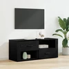 TV staliukas Televizoriaus spintelė 100 x 35 x 40 cm Juodas ąžuolas
