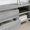 TV staliukas Televizoriaus spintelė 100 x 36 x 49,5 cm Pilka Sonoma