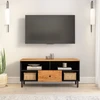 TV staliukas Televizoriaus spintelė, 100x33x46cm, akacijos medienos masyvas