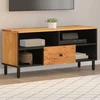 TV staliukas Televizoriaus spintelė, 100x33x46cm, akacijos medienos masyvas