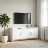 TV staliukas Televizoriaus spintelė 102 x 33 x 47 cm Balta Apdirbta mediena