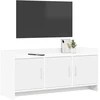 TV staliukas Televizoriaus spintelė 102 x 33 x 47 cm Balta Apdirbta mediena