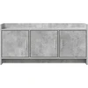 TV staliukas Televizoriaus spintelė 102 x 33 x 47 cm Betono pilka