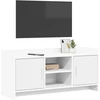 TV staliukas Televizoriaus spintelė 102 x 33 x 47 cm Balta Apdirbta mediena