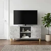 TV staliukas Televizoriaus spintelė 102 x 34,5 x 50 cm Betono pilka