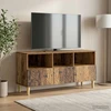 TV staliukas Televizoriaus spintelė 102 x 34,5 x 50 cm Sendintos medienos