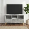 TV staliukas Televizoriaus spintelė 102 x 34,5 x 50 cm Betono pilka