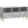 TV staliukas Televizoriaus spintelė 102 x 34,5 x 50 cm Betono pilka