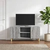 TV staliukas Televizoriaus spintelė 102 x 34,5 x 50 cm Pilka Sonoma
