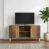 TV staliukas Televizoriaus spintelė 102 x 34,5 x 50 cm Sendintos medienos