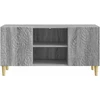 TV staliukas Televizoriaus spintelė 102 x 34,5 x 50 cm Pilka Sonoma