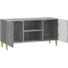 TV staliukas Televizoriaus spintelė 102 x 34,5 x 50 cm Pilka Sonoma