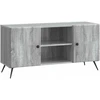 TV staliukas Televizoriaus spintelė 102 x 34,5 x 50 cm Pilka sonoma ąžuolo