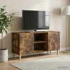 TV staliukas Televizoriaus spintelė 102 x 34,5 x 50 cm Dūminio ąžuolo