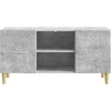 TV staliukas Televizoriaus spintelė 102 x 34,5 x 50 cm Betono pilka