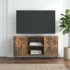 TV staliukas Televizoriaus spintelė 102 x 34,5 x 52 cm Dūminio ąžuolo