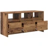 TV staliukas Televizoriaus spintelė 102 x 37,5 x 52,5 cm Sendintos medienos