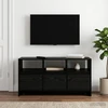 TV staliukas Televizoriaus spintelė 102 x 37,5 x 52,5 cm Juodojo ąžuolo