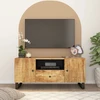 TV staliukas Televizoriaus spintelė, 105x33,5x46cm, mango/apdirbta mediena