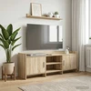 TV staliukas Televizoriaus spintelė 130 x 33 x 47 cm Sonoma ąžuolas