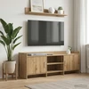 TV staliukas Televizoriaus spintelė 130 x 33 x 47 cm Artisano ąžuolo