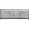 TV staliukas Televizoriaus spintelė 130 x 33 x 47 cm Betono pilka